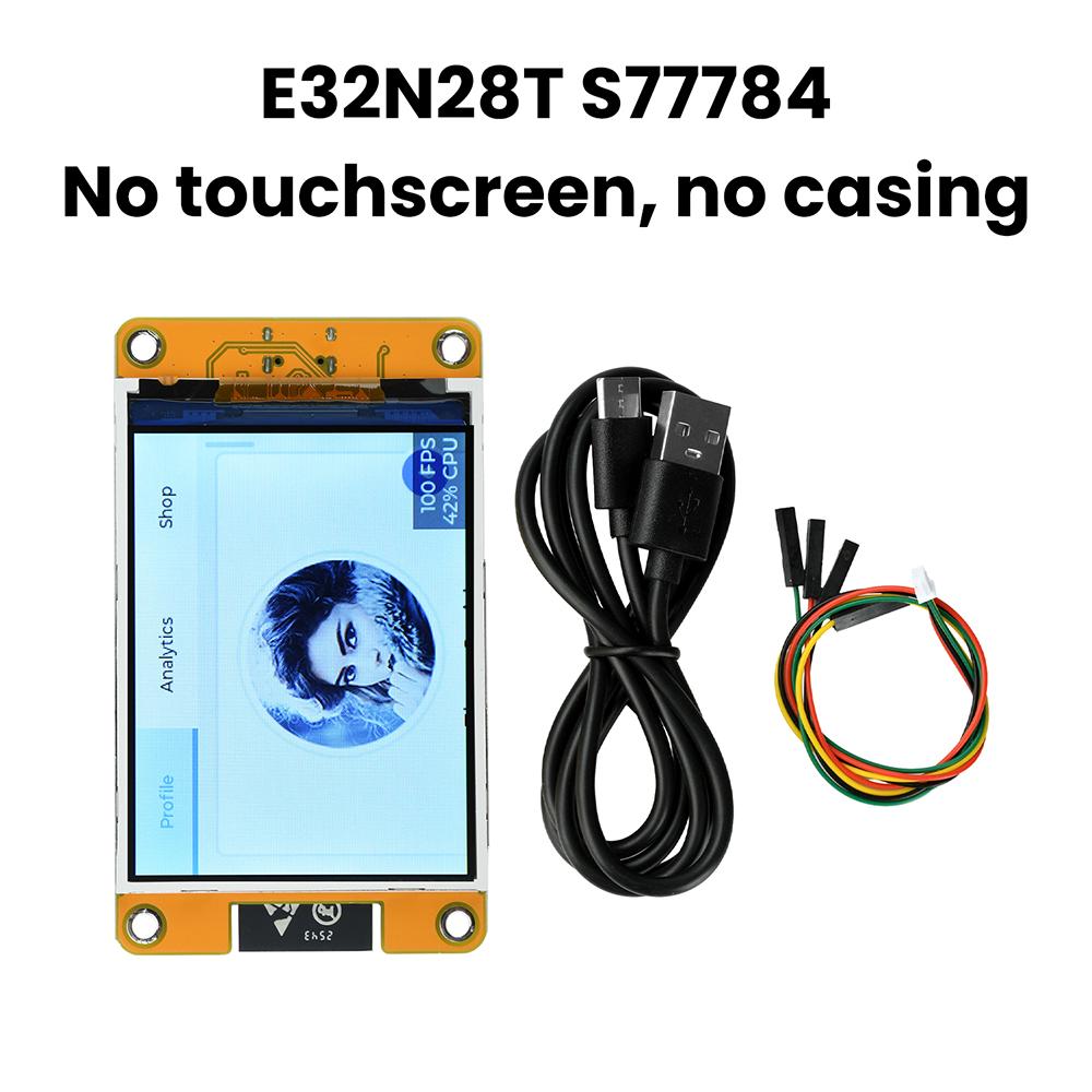 

2.8-inch ESP32 WiFi BT Development Board ST7789 Driver 240 * 320 Intelligent Display Color Screen Onboard ESP32-32E Module