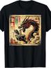 Japanese Dragon Ramen T-Shirt Vintage Anime Food Graphic Streetwear Tee