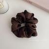 Spring & Summer French Leather Hair Tie for Women - High-End Flower Ponytail Accessory