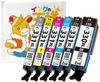 Compatible Canon Ink Cartridges XL Expertly Designed for Includes Level Indicator and IC King of Ink Is a Japanese BCI330/331XL (6-Color Set,