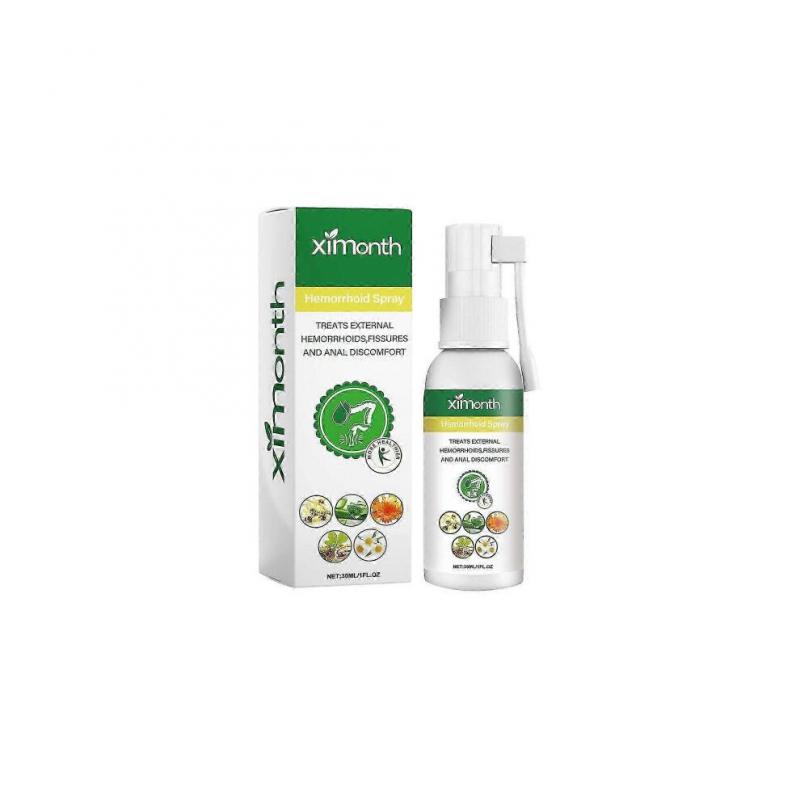 Ximonth Hemorrhoid Spray Relieves Swelling and Pain Relieves Itching and Itching Hemorrhoid Care Eliminates the Anal Relief Spray