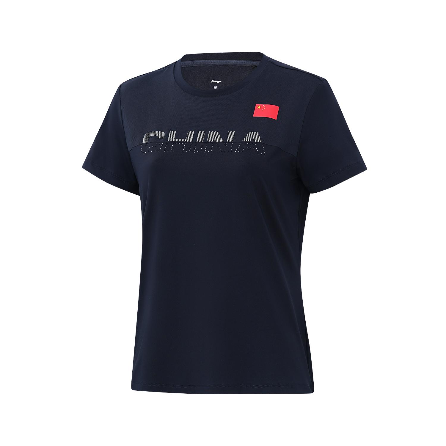 Li Ning Short Sleeved T Shirts Unisex AHSU294-1 M