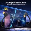 Flexible Angled  2.1 Video Cable 16K Resolution 54Gbps Transmission 8K120Hz 4K240Hz For Gaming Monitors