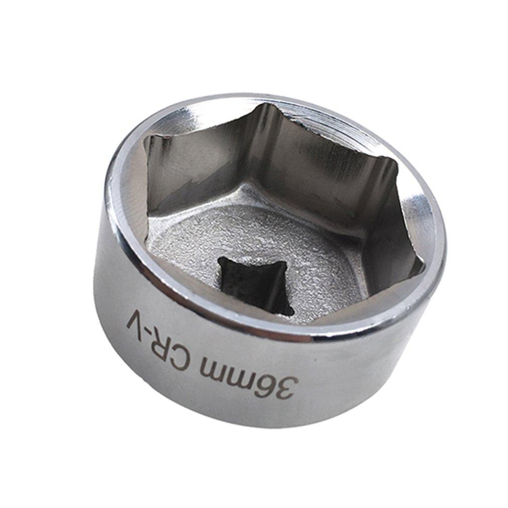 7 PCS Oil Filter Socket Remover Removal Tool for Cars Truck Filter Wrench Hand Tool w/Box 24mm 27mm 29mm 30mm 32mm 36mm 38mm