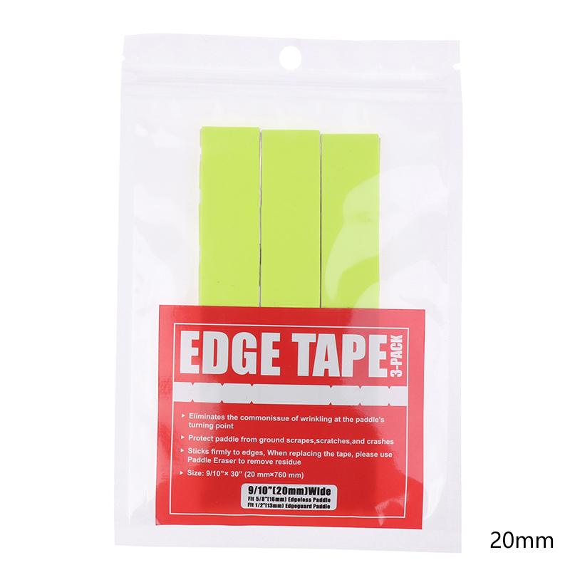 

3 шт. Наклейка на кромку ракетки для пиклбола, Лента для защиты кромки головки ракетки, Снижение удара и предотвращение трения, Защитная лента для рамы 20mm