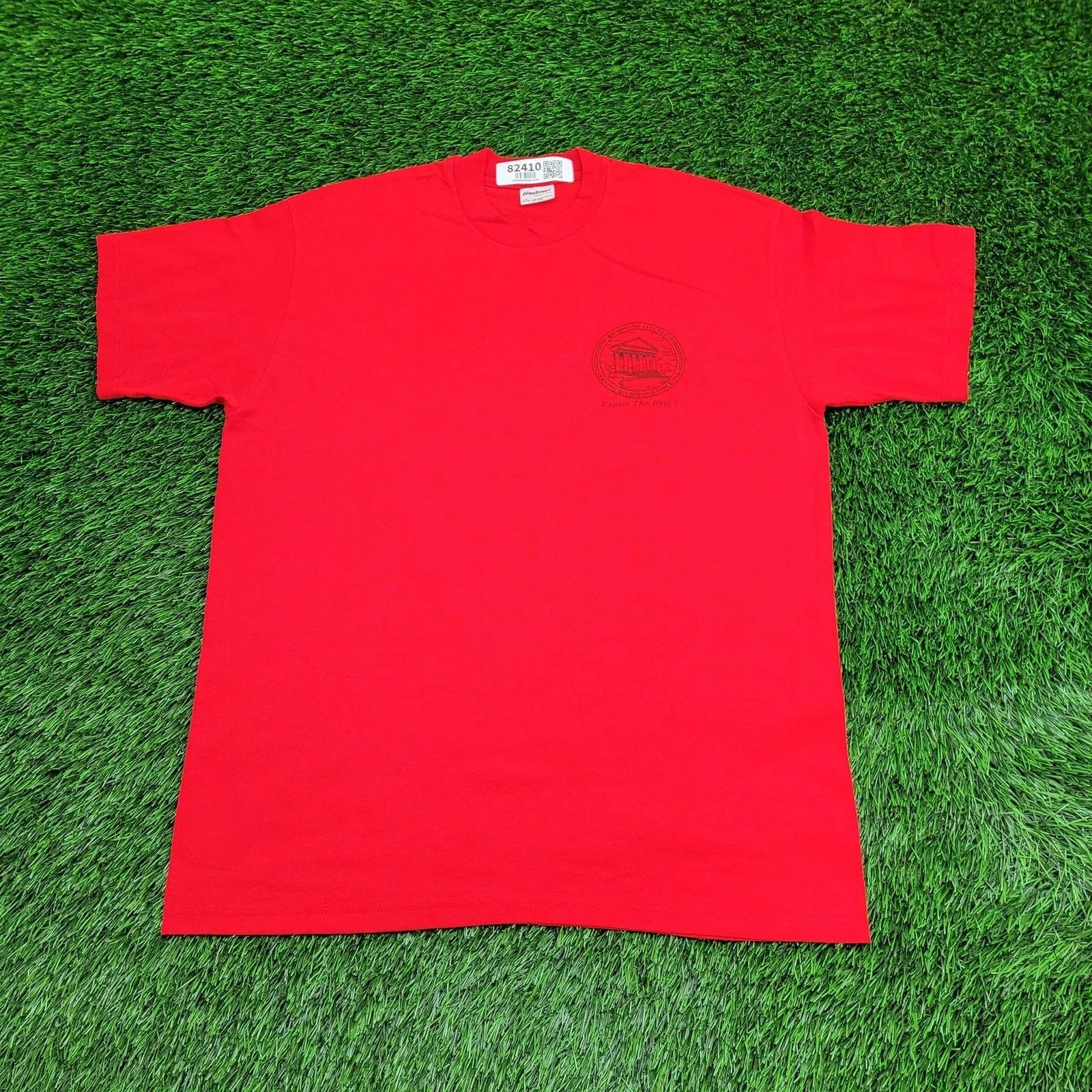

Vintage 90s Richmond Jaycees Shirt L/XL 21x27 Red S
