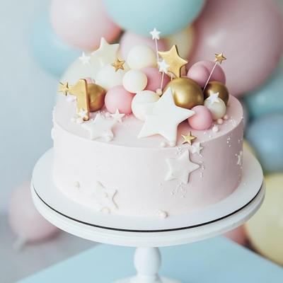 20 יחידות קישוטי כדורי טופר לעוגה מיני בלונים מקלות טופר לעוגה כדורי טופר לעוגה קישוטי עוגה לחתונה קישוטי עוגת יום הולדת