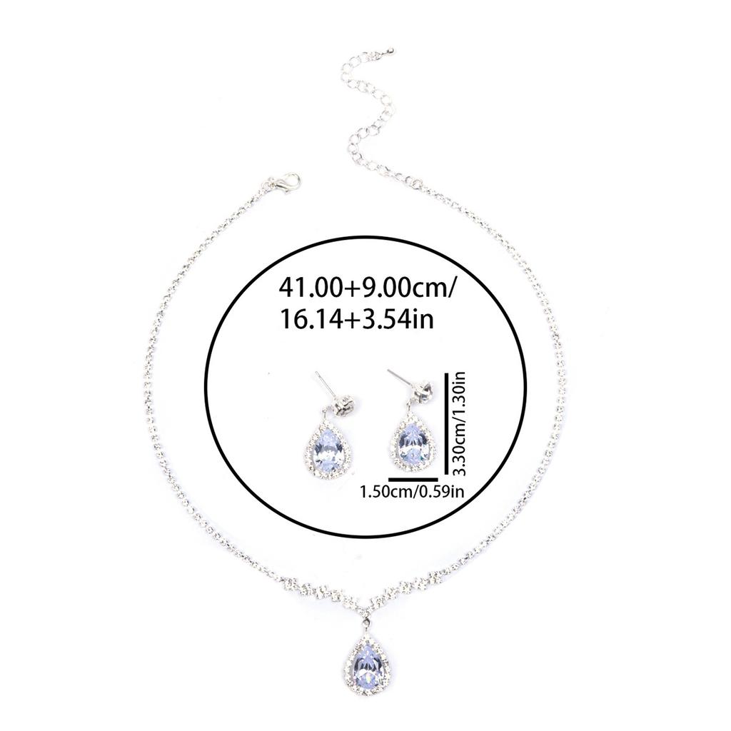 Exaggerated Necklace, Exquisite Necklace, Exaggerated Earring Set, Two-piece Necklace, Banquet Accessories for Women