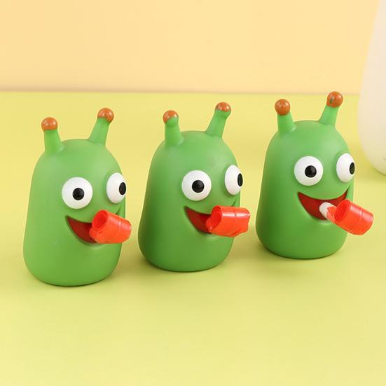 Fidget Toy Novelty Adorable Animal Design Stress-Relieving Sticking Tongue Out Worm Toy for Kids Adults