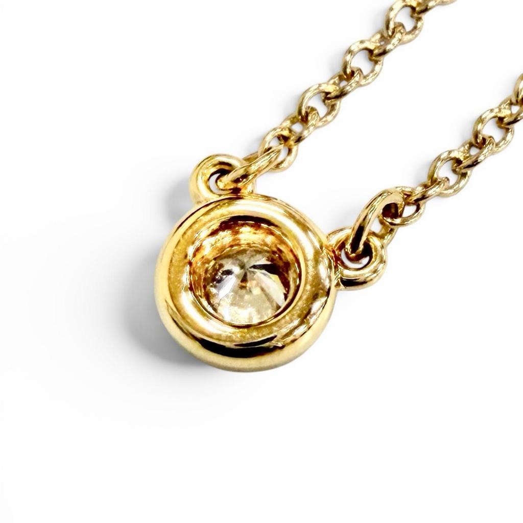 Excellent TIFFANY&Co. Necklace By the yard 1P Diamond Necklace, around 0.14ct Used