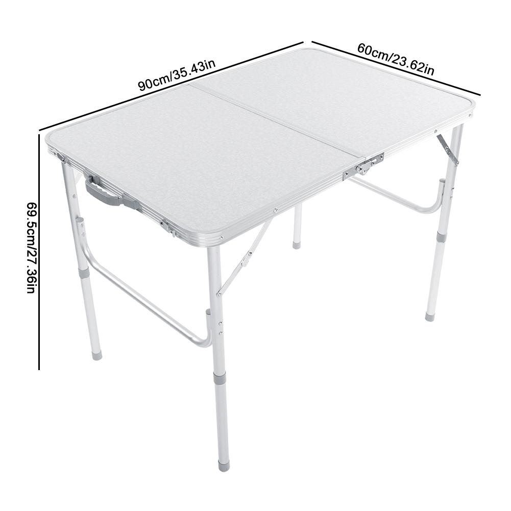 Foldable Folding Table Desk Camping Outdoor Garden Picnic Aluminium Alloy