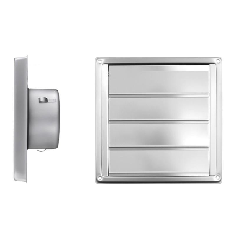 Stainless Steel Air Vent Duct Grill Air Outlet Square Vent Extractors Ventilation Cover Vent Exhaust Hood Outlet