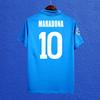 Napoli Diego Maradona 1987-88 Maglia da Allenamento Calcio Casa Retro Manica Corta Unisex Adulto