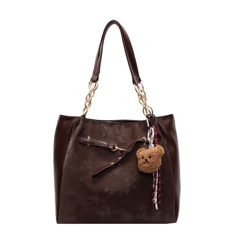 Casual Commuting Retro Large-capacity Bag Women's New Autumn and Winter Fashion Shoulder Bag Niche Tote Bag