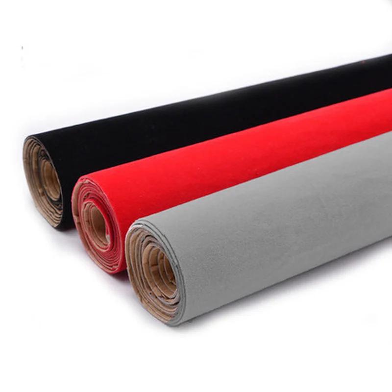 Car Velvet Cloth Stickers Fluff Fabric Suede Wrapping Film Auto Styling Interior Decoration Vinyl Fluff Cloth 20cmx148cm