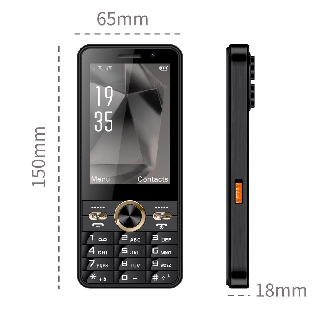 4G Full Netcom Touch Screen Button Smartphone Elderly Machine Bluetooth Wifi Hotspot