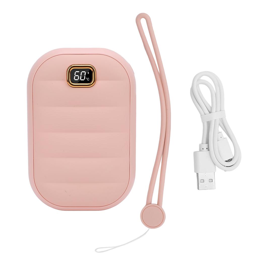 Hand Warmer Rechargeable Electric Handwarmer 4 Levels Heat Type C Portable Charger 4000mAh Waterless