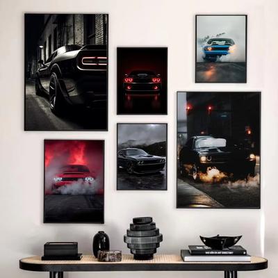 V8 Racing Poster Super Handsome Photo Canvas Painting Wall Art Aesthetic Cool Living Room Decorative Painting