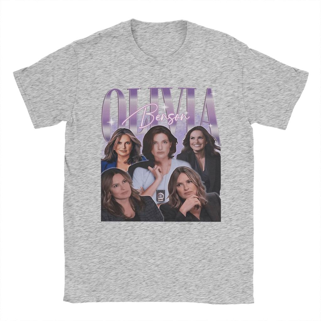 Oliviaed Benson Law And Order Tee Shirt for Men Women Graphic Printed T Shirts 100 Cotton Clothing