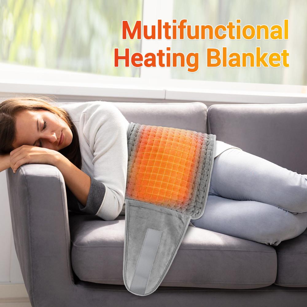 9-level Temperature Regulating Warm Blanket Upgraded Waist Belt Heating Pad Multifunctional Therapy Electric Blanket