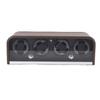 Automatic Watch Winder with LED Light Mechanical Watch Winding Box for Maintenance 5 Modes 4 Watch Positions