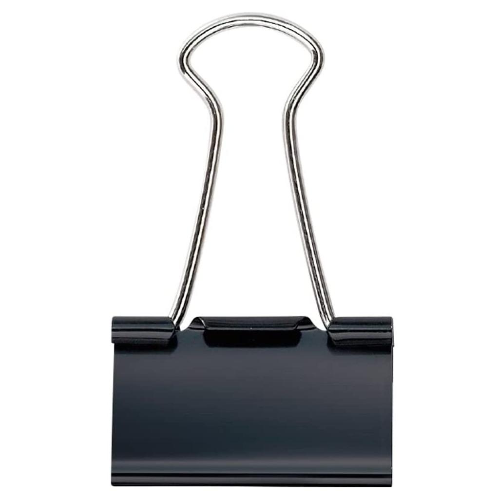 Plus Doppel-Großpackung schwarze Klemmen, 100, CP-103-10P, 35-581,