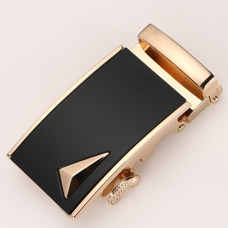 Mens Fashionable 35cm Automatic Buckle Waist Belt Durable Metal Design For Business Casual Or