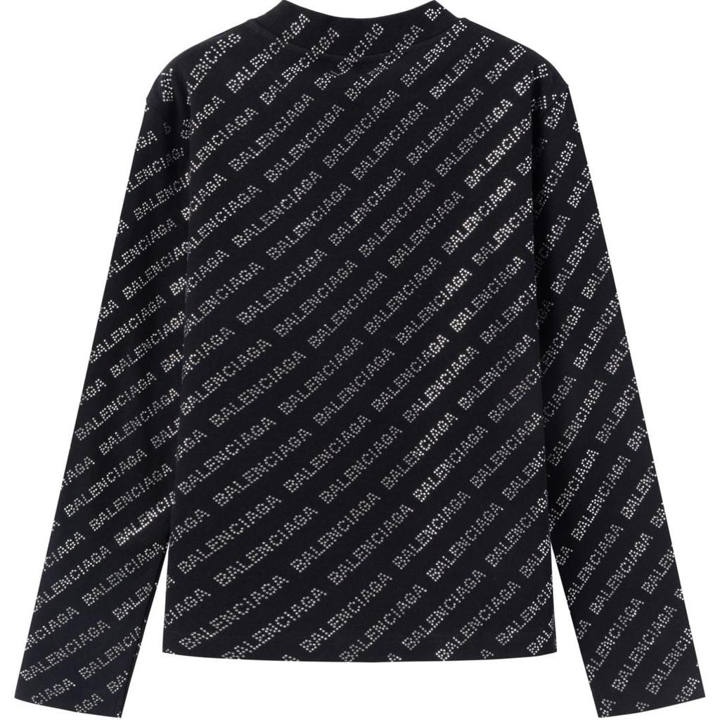 Balenciaga T Shirt Loose Fit Men's Black 730402TNVQ91073