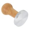 58mm Coffee Tamper Coffee Powder Hand Tamper Press Hammer Coffee Machine AccessoriesWood Color 58mm Thread Base