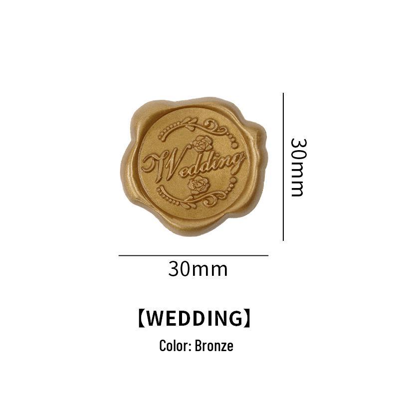 Wax Seal Stamp Kit: Embossed Stamp, Sealing Wax, Stickers for Envelopes, Postcards, Love Letters, and Gifts