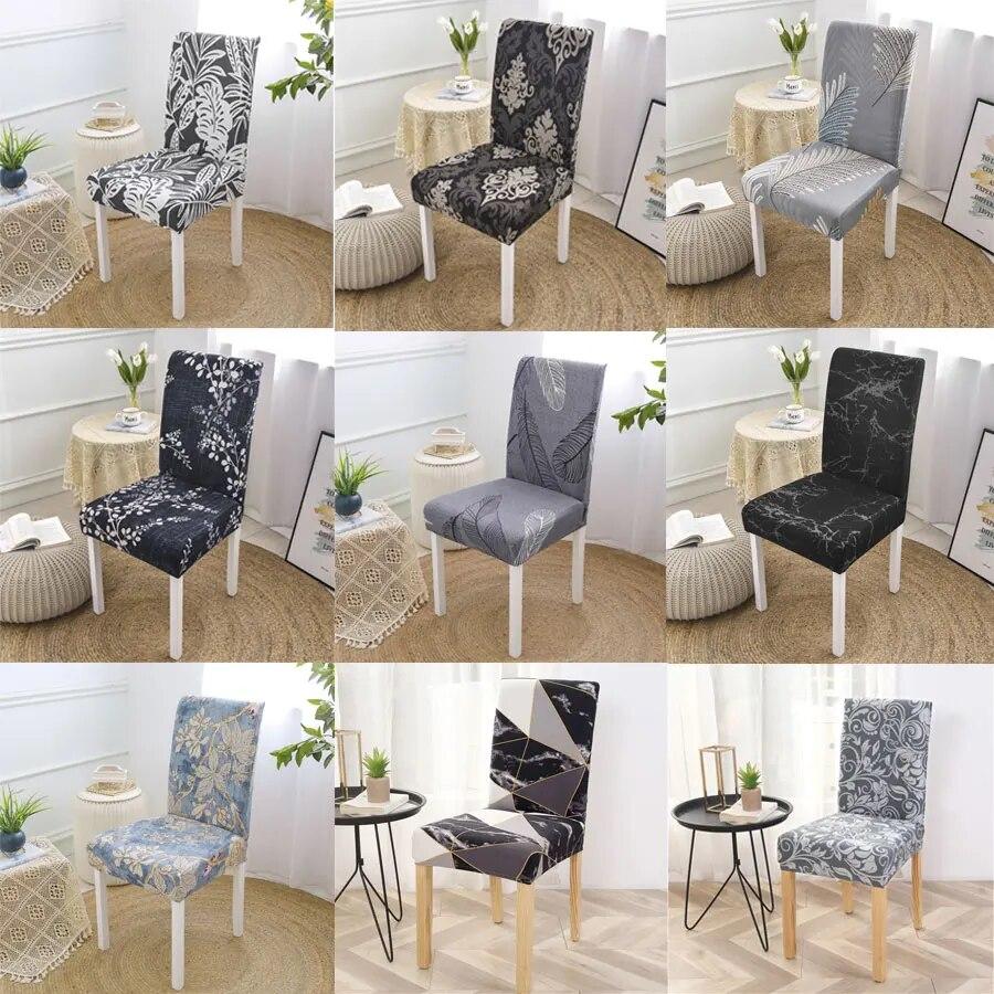 Elastic Chair Slipcover Case Stretch Chair Covers for Wedding Hotel Banquet Dining Room Spandex Dining Chair Cover
