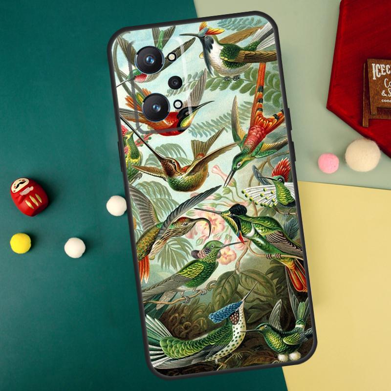 Hummingbird For Realme GT7 Pro 15 13 10 11 12 14 Pro Plus C55 C71 C75 C67 C63 C61 C53 C35 C65 GT6 Case