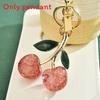 Cute Cherry Keychain With Resin Material For Bag And Car Key Decor Fall