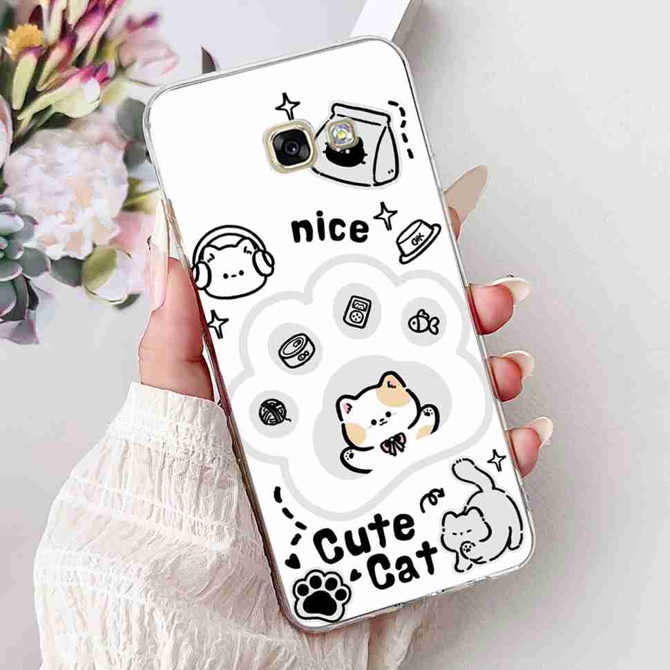 Cute Dsign For Samsung Galaxy A5 2017 Case Cartoon Lucky Koi Soft Silicone TPU Cover For Samsung A5 A5 SM-A520F 5.2" Back Shell