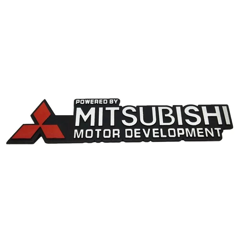 For Mitsubishi Ralliart ASX Lancer Pajero Outlander Eclipse Galant Mirage Metal Car Emblem Badge Sticker Rear Trunk Decals