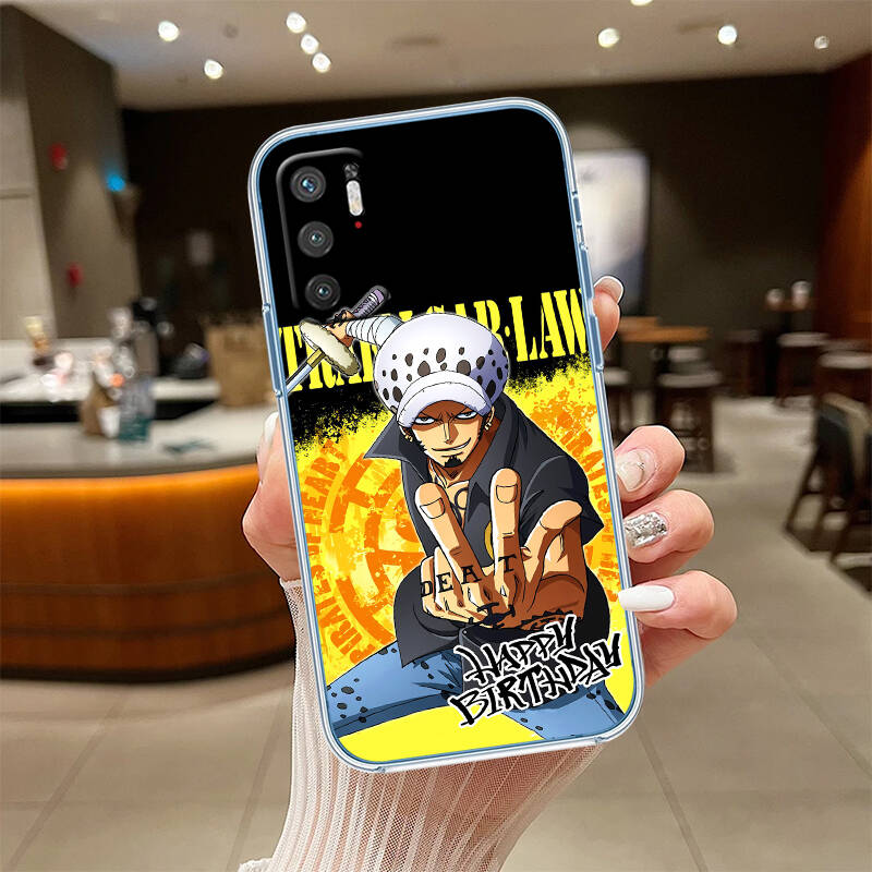 One Piece Law Phone Case for Motorola Edge 20 30 S30 40 50 Fusion Lite Plus Pro Ultra Neo One Action Zoom Hyper Power Macro Vision