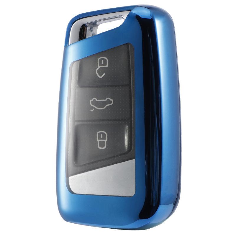 Volkswagen Magotan/Bora B8 Soft Rubber Car Key Protective Cover with Buckle