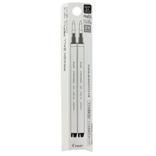 

Pilot Friction Ball Knock Zone Refill 0.7mm Black 2 Pieces LFBKRF50F-2B x 3 Pack