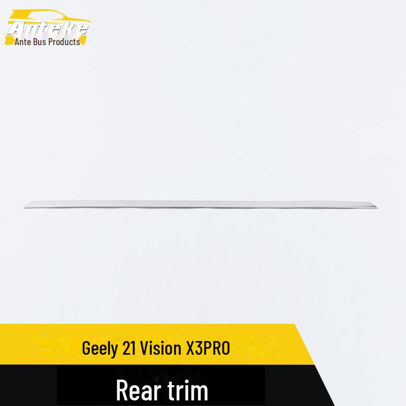 

Geely 21 Vision X3PRO Rear Trim Stainless Steel Anti-Scratch Decorative Stickers