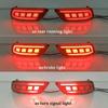 LED Rear Tail Lights Rear Bumper Reflector Compatible with Subaru Forester 2019 2020 2021 2022 2023 Driving Light/Brake Light/Sequential Turn Signal