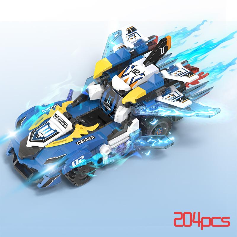 2024 Hot MOC Speed City Car Building Block Sets Racer Classic Supercar Vehicle Model Construction Toys For Christmas Gift