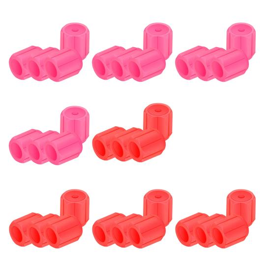 Glowing Car Tire Valve Caps Waterproof Glow In The Dark Tire Lights Night Safety Light Universal Bicycle Stem Covers for Car Truck SUV Motorcycle