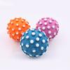 Squeaky Dog Ball Latex Textured Ball Dog Chew Toy Teeth Cleaning Toy for Large Medium Small Dogs Interactive Fetch