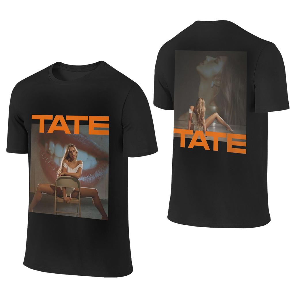 Men Women T-Shirt Tate McRae T-Shirts Fashion Miss Possessive Tour 2025  Summer Tees Casual Custom Logo 100 Cotton Clothing Gift