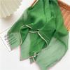Solid Color Handkerchief Silk Neck Scarves For Women Small Shawls and Wraps Bandana Head Scarfs Square Hairband Hijab Scarf 70CM
