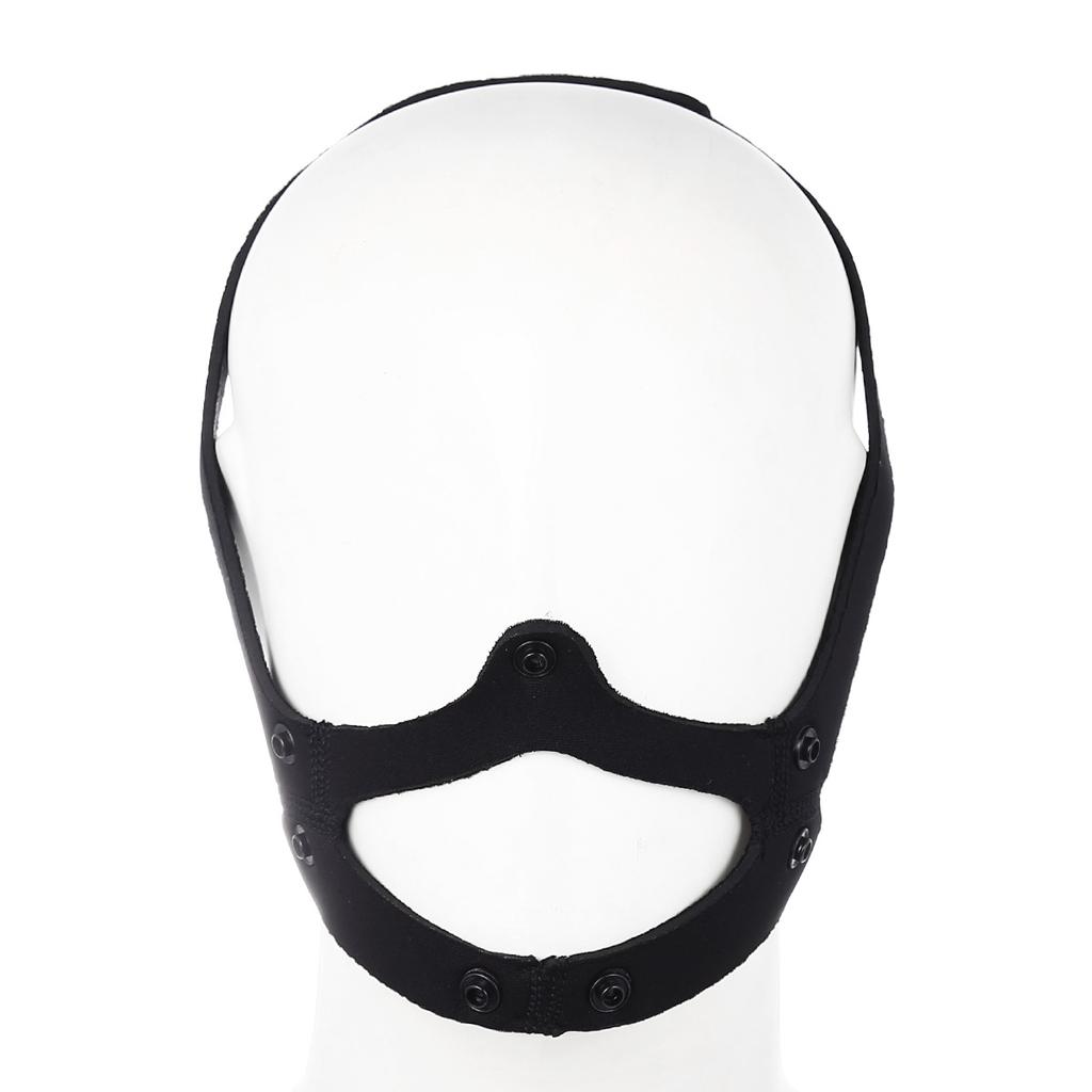 Puppy Play Gay Toys Rubber Half Face Dog Mask Hood Sex Toys for Men Adult Games Slave Bondage Restraint Muzzle Mask with