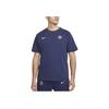 Nike Solid Color Printed Round Neck Short Sleeve T-Shirt Men tops Navy DN1326-410