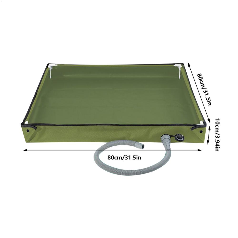 

Outdoor Shower Pan Indoor And Outdoor Shower Base Portable Multifunctional Foldable Water Bucket For Travel Beach Bathhouse Tent