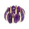 Unregelmäßiger Wind Acryl Rhombus Elastisches Spleißarmband Leichter Luxus High-End Armband Mode Vielseitiger Schmuck