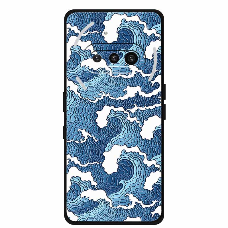 For Nothing Phone (3a) Case 3D Relief Flower Emboss Black Silicone Funda For Nothing Phone 3A A059 3D Back Cover Cartoon Bumper